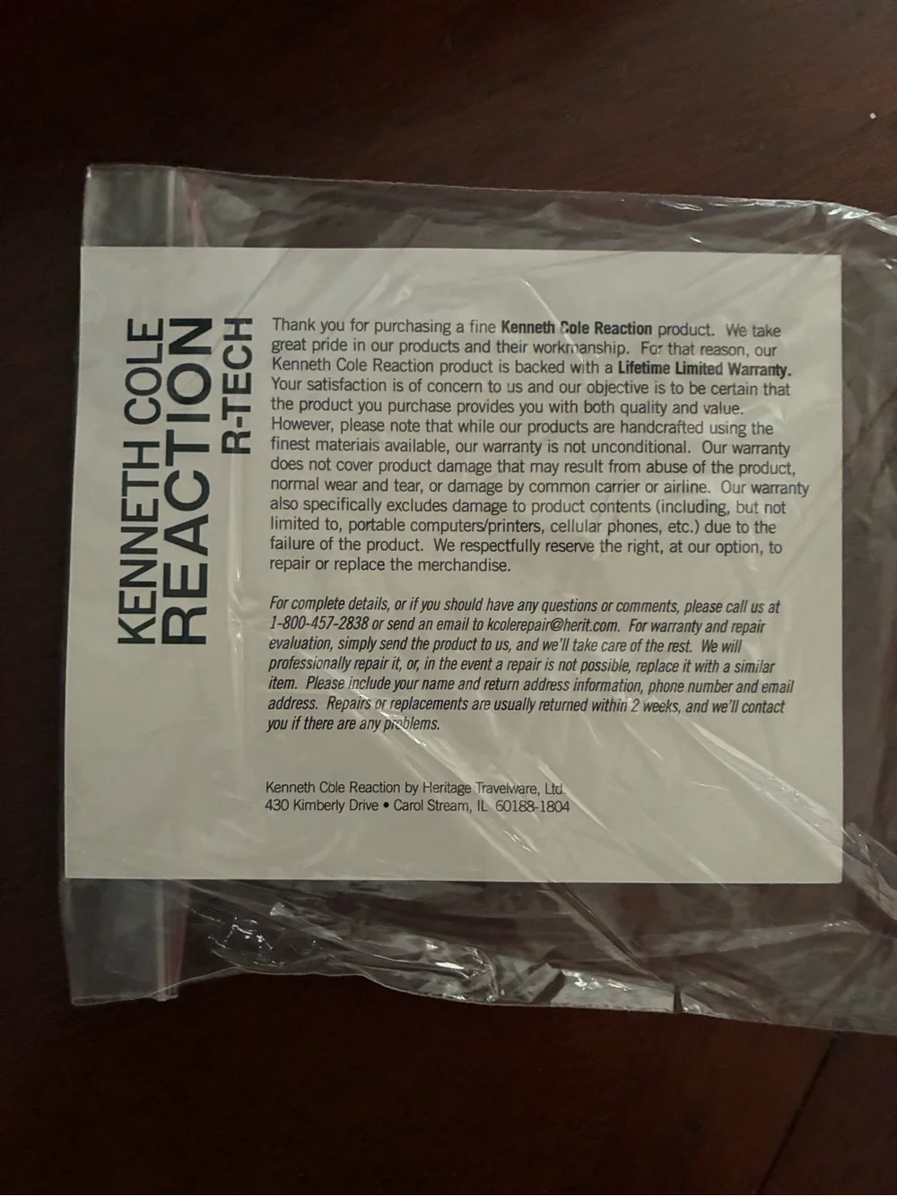 Kenneth Cole Reaction genuine leather
